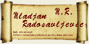 Mlađan Radosavljević vizit kartica